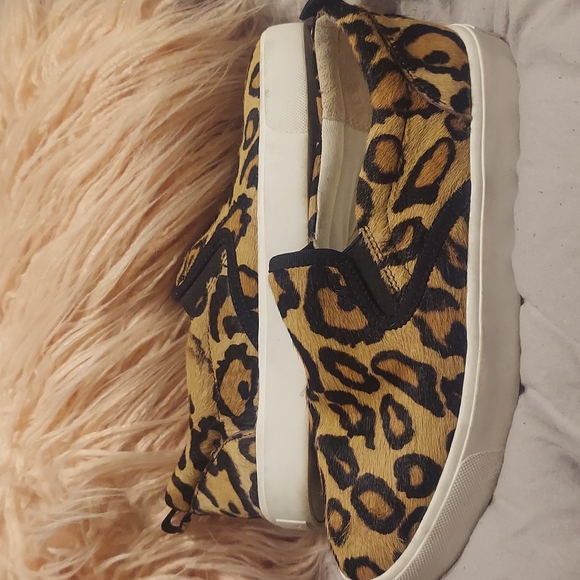 Sam Edelman leopard print ( dyed cow hair ) slip on shoes, 6 - Picture 4 of 10